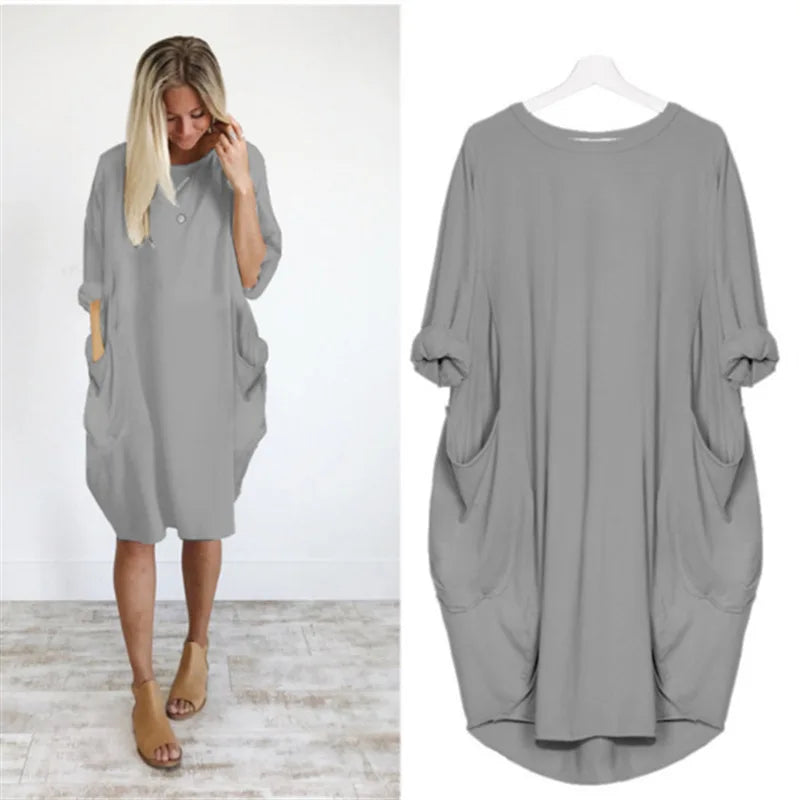 Abito Oversize con Tasche