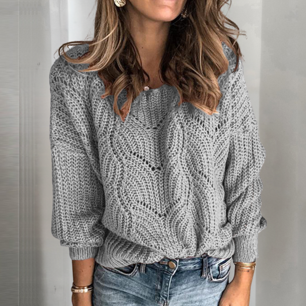 Maglione in Maglia Intrecciata | Morbido e Caldo | Stile Casual Chic