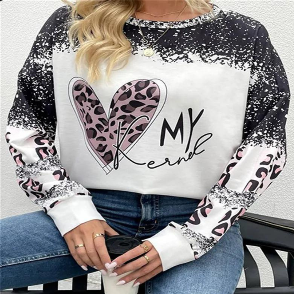 Maglione Stampato Casual | Morbido & Caldo | Perfetto per l’Inverno