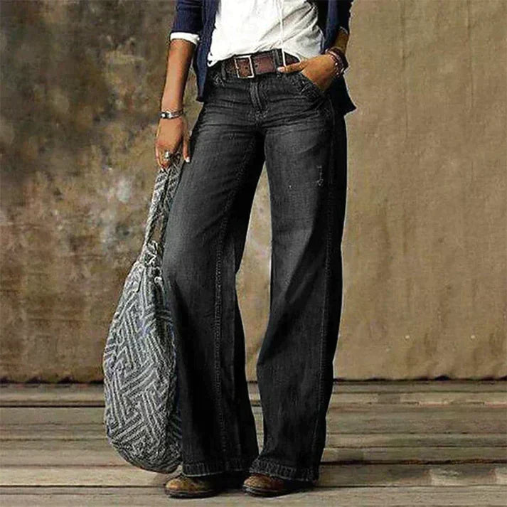 Jeans a Zampa | Vita Alta | Stile Vintage e Casual