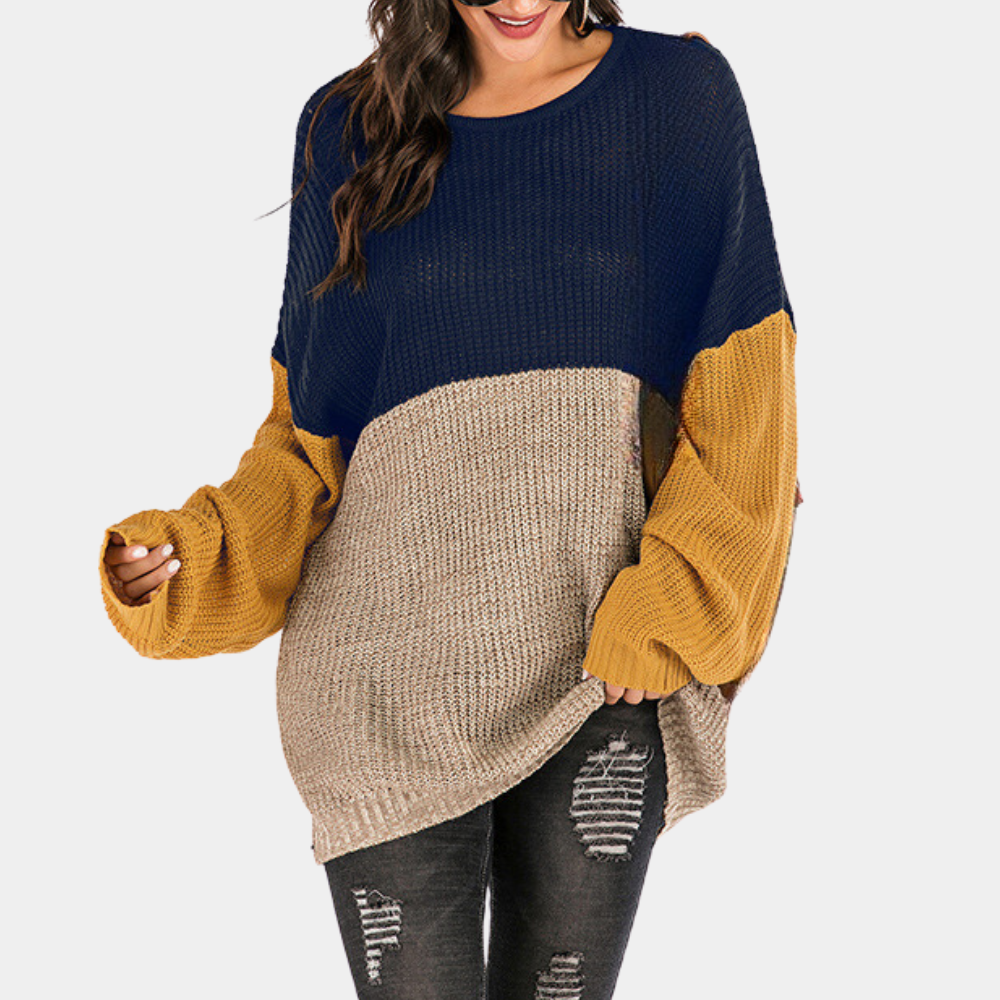 Maglione Oversize | Blocchi di Colore | Casual & Trendy