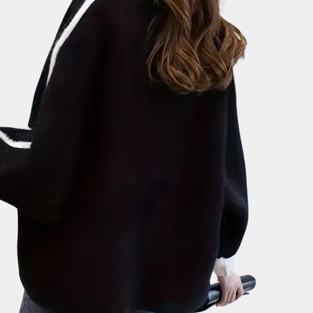 Giacca Invernale Donna | Design Geometrico | Calda e Confortevole