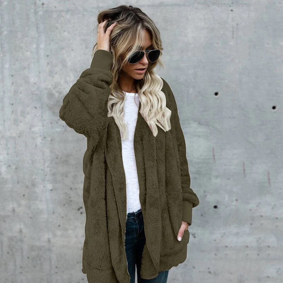 Cardigan in Peluche | Morbido e Caldo | Stile Casual Chic