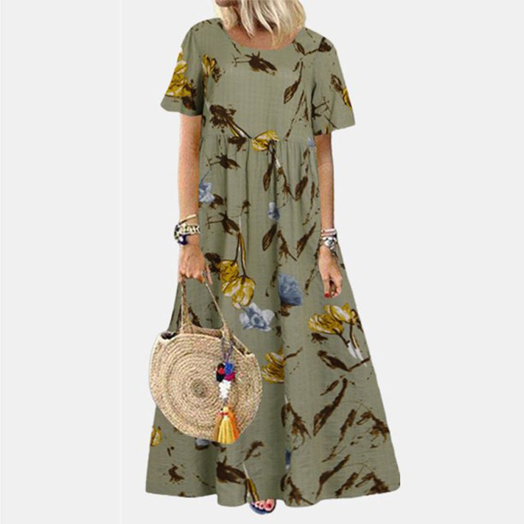 Abito Lungo Floreale | Stile Boho | Fresco e Leggero