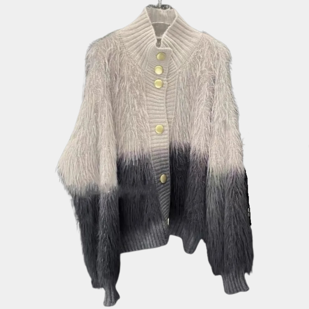 Cardigan sfumato in maglia | Morbido e Caldo | Stile Elegante e Moderno