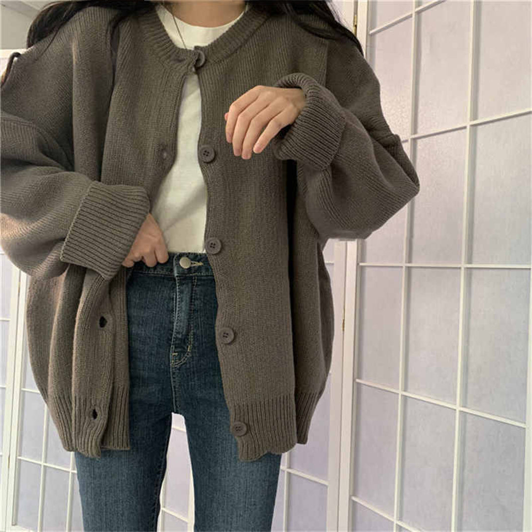 Cardigan Oversize Donna | Lana Sintetica | Morbido e Casual