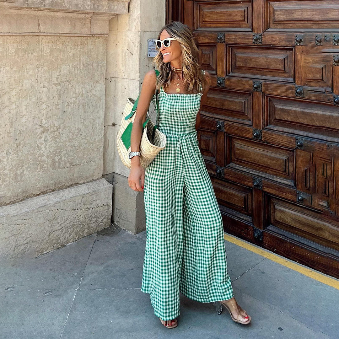 Tuta Estiva a Quadri | Leggera & Comoda | Stile Casual Chic