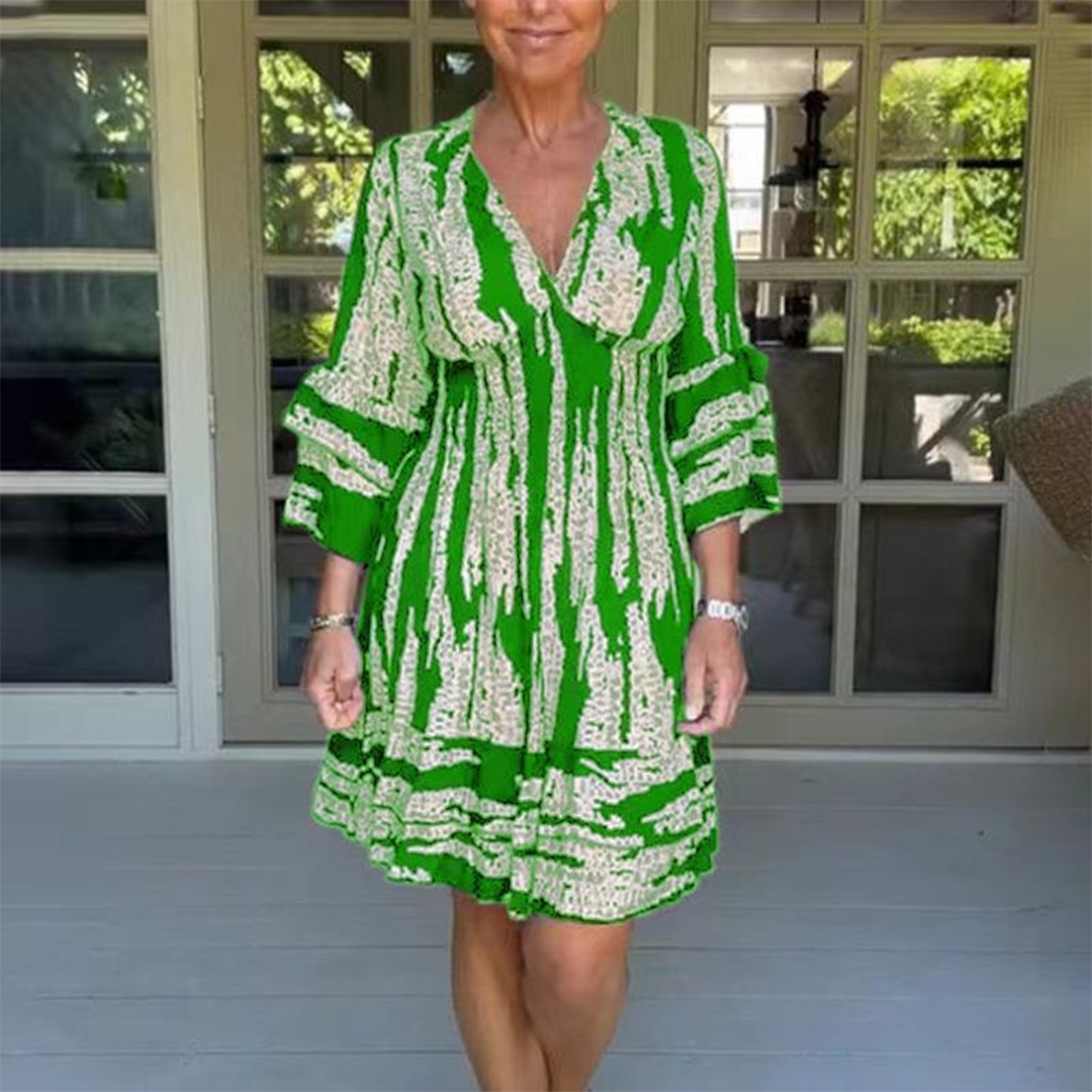 Mini Dress Boho | Stampa Astratta | Flowy & Chic