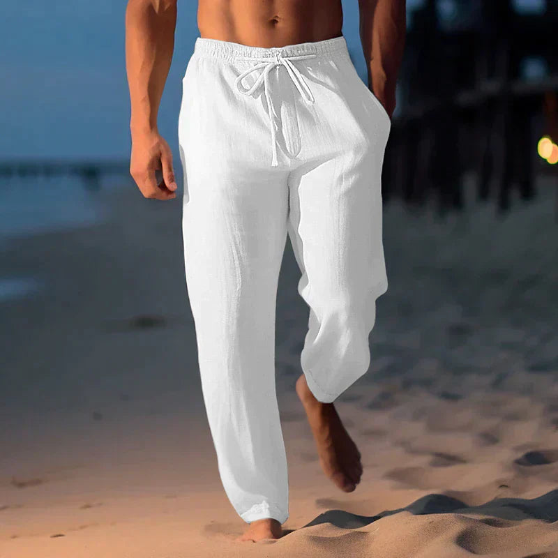 Pantaloni da Spiaggia in Lino | Multicolore | Lino | Leggeri e Comodi