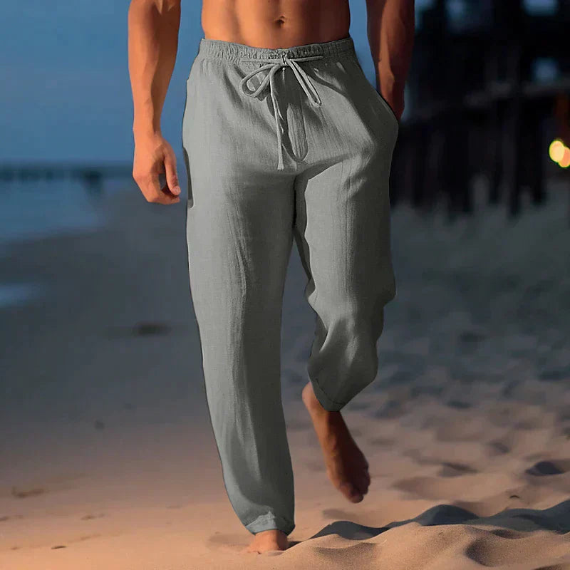 Pantaloni da Spiaggia in Lino | Multicolore | Lino | Leggeri e Comodi