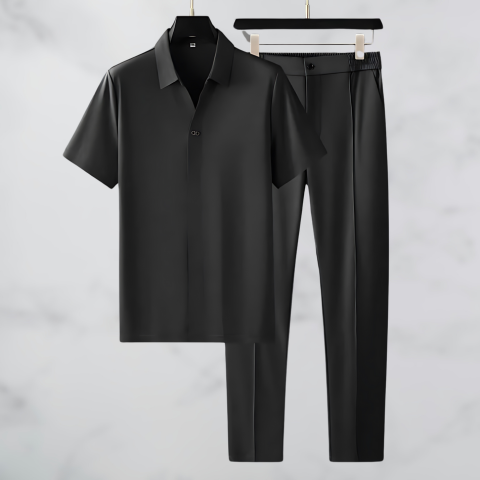 Set Elegante con Camicia e Pantalone