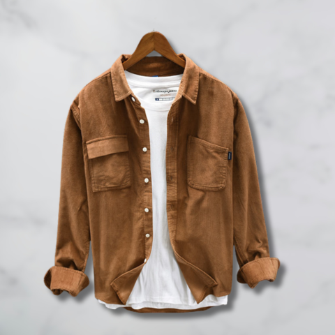 Camicia Overshirt a Coste