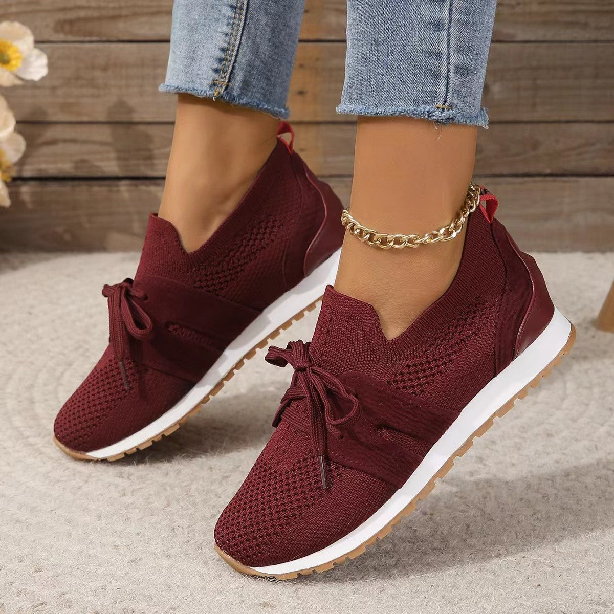 Sneakers Donna | Elasticizzate e Traspiranti | Perfette per Ogni Giorno