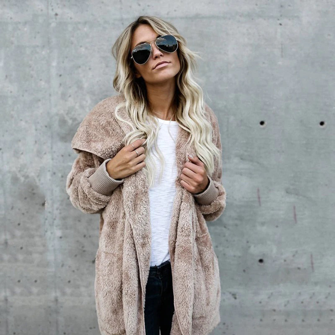 Cardigan in Peluche | Morbido e Caldo | Stile Casual Chic
