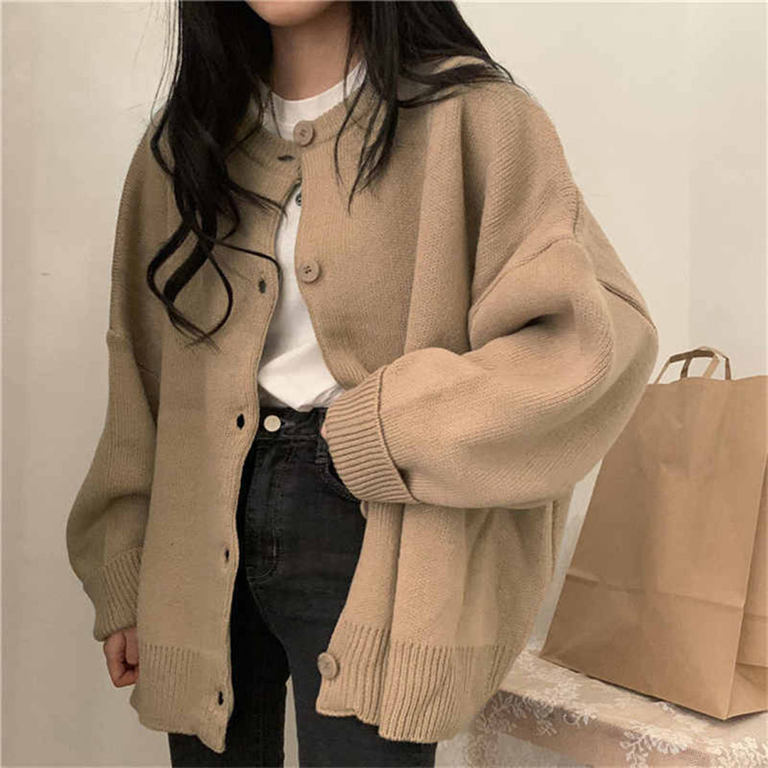 Cardigan Oversize Donna | Lana Sintetica | Morbido e Casual