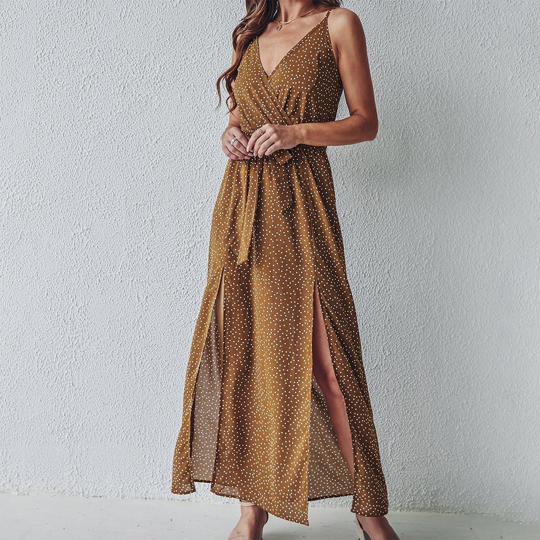 Maxi Dress con Cintura | Flowy & Chic | Perfetto per l’Estate