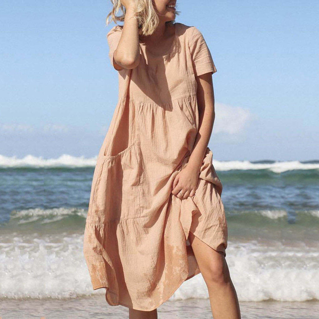 Abito Lungo in Cotone | Estivo & Leggero | Design Ampio