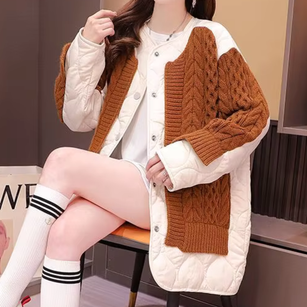 Giacca Oversize | Maglia & Trapuntato | Calda & Sofisticata
