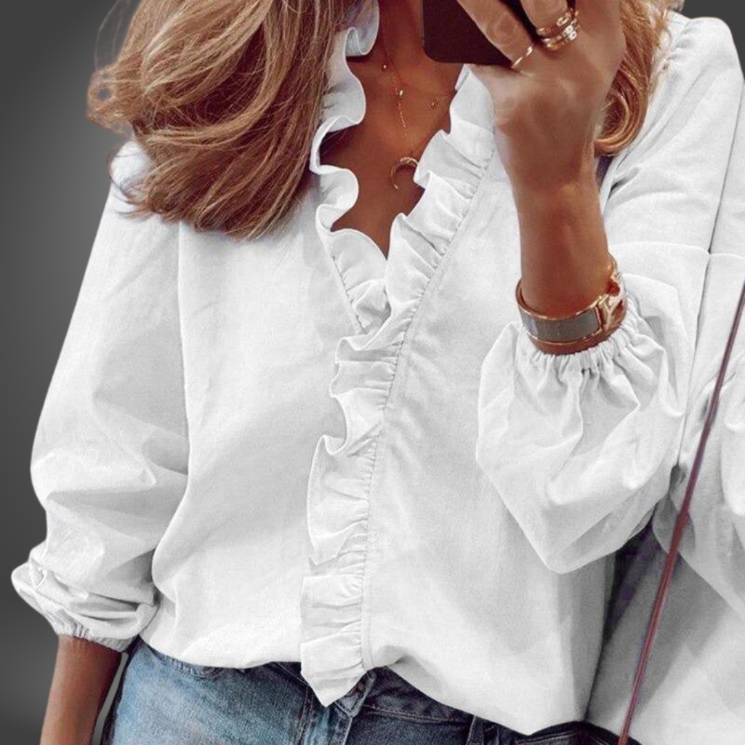 Camicia con volant