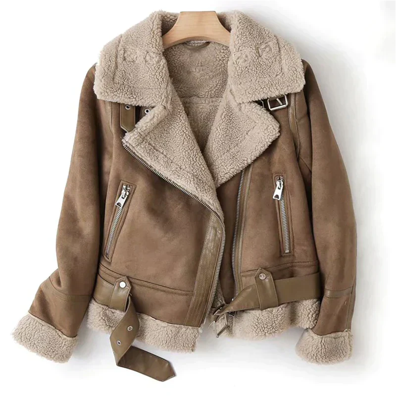 Giacca in Shearling | Stile Biker | Caldo e Trendy
