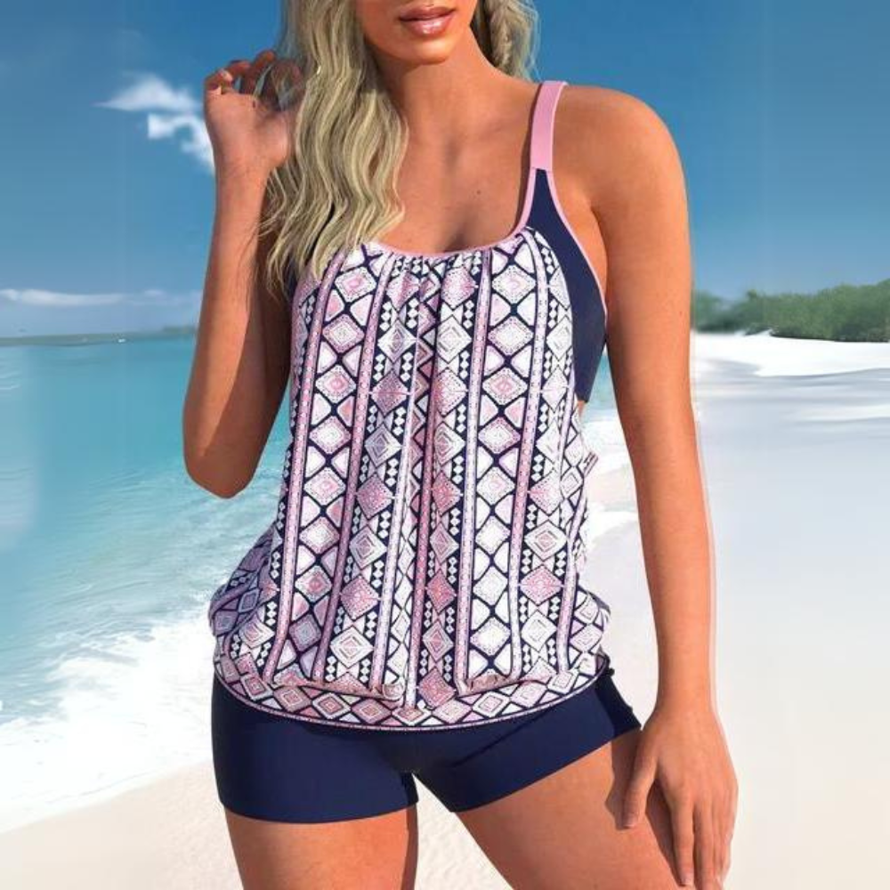 Tankini Due Pezzi | Sostegno e Comfort | Elegante e Moderno