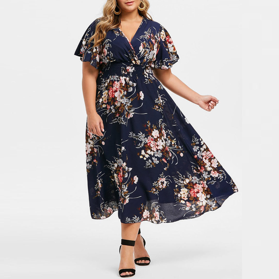 Abito Midi Floreale | Elegante | Flowy & Femminile