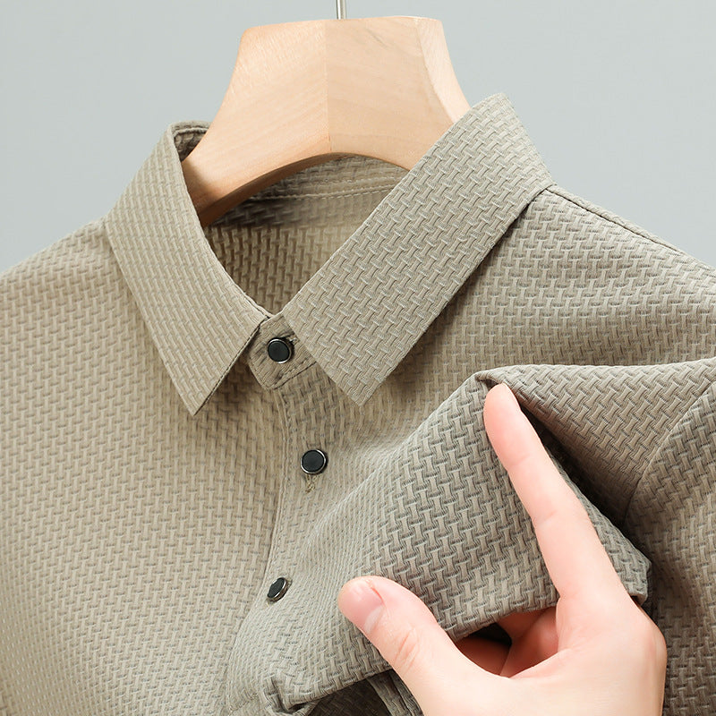 Polo Texture Waffle Uomo