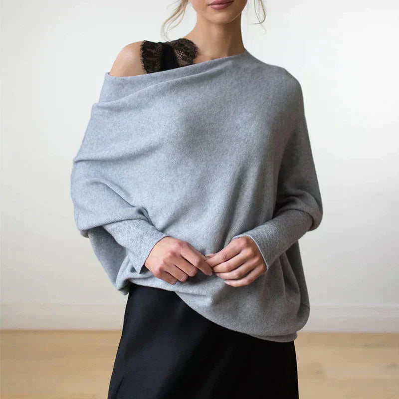 Maglione Spalla Scoperta | Stile Oversize | Elegante e Confortevole