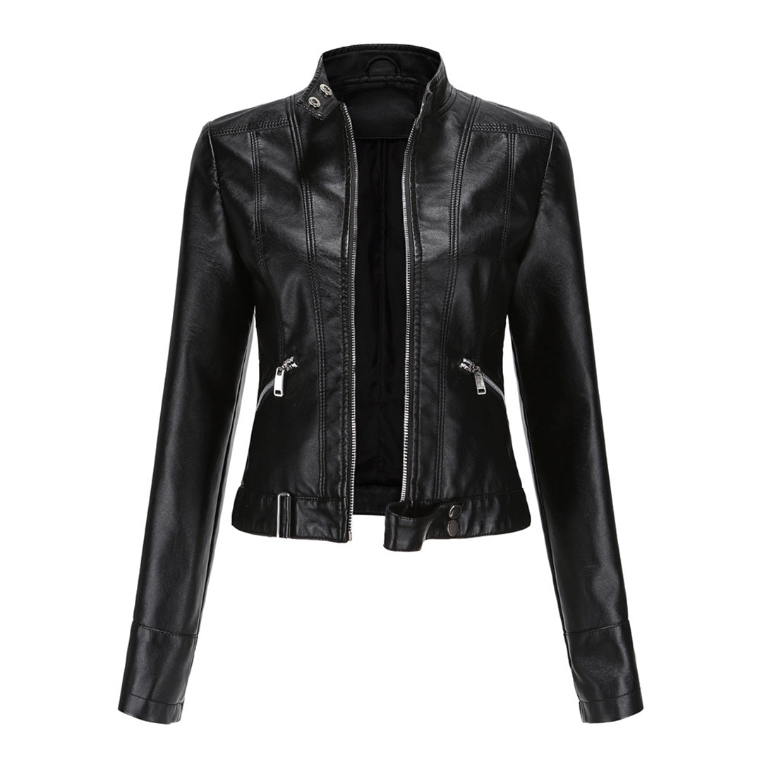 Giacca in Ecopelle | Rock & Chic | Slim Fit