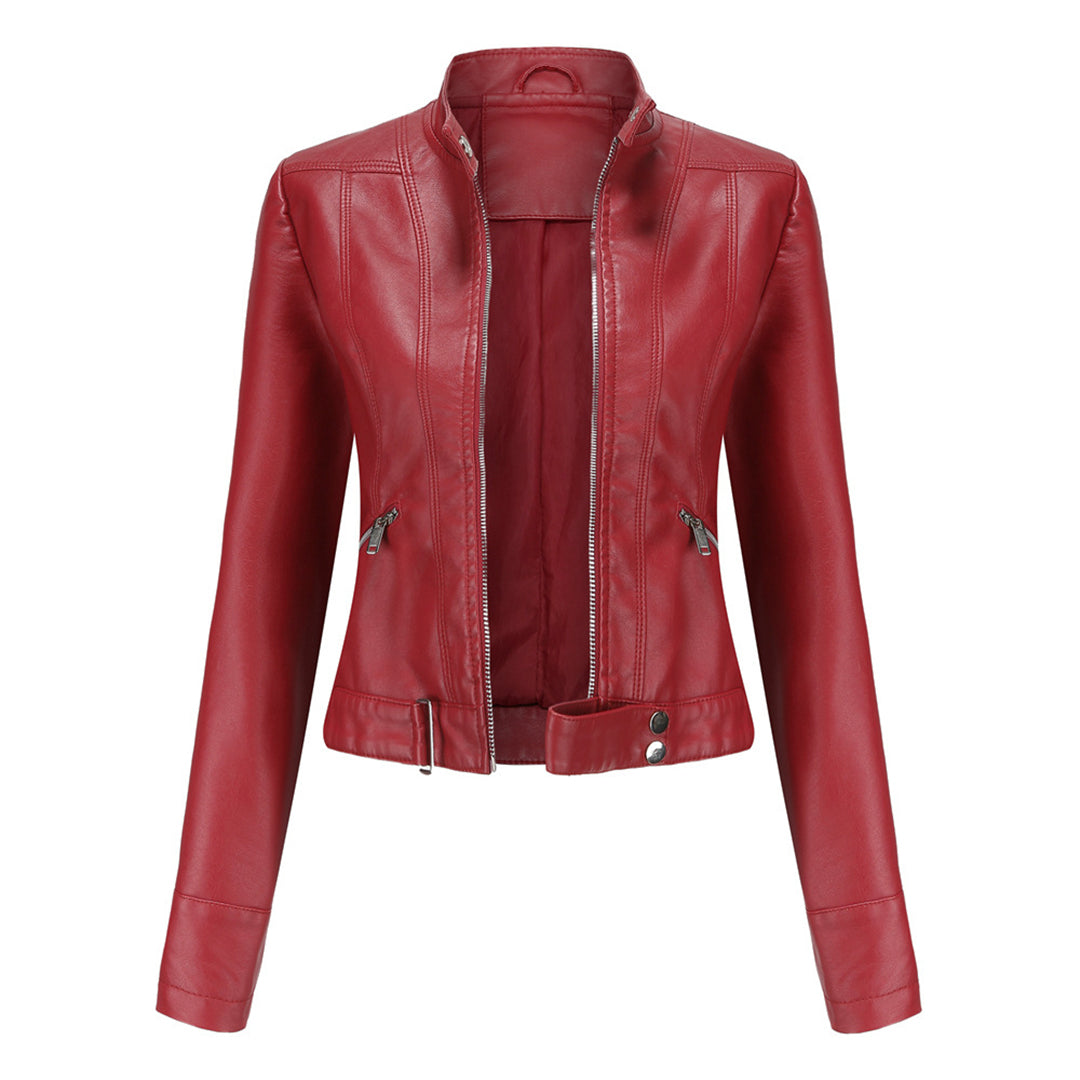 Giacca in Ecopelle | Rock & Chic | Slim Fit