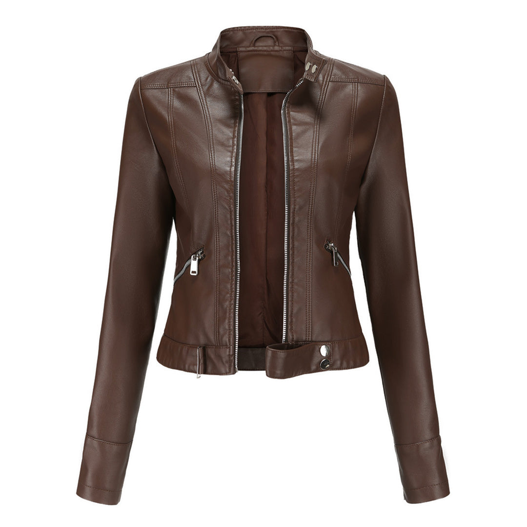 Giacca in Ecopelle | Rock & Chic | Slim Fit