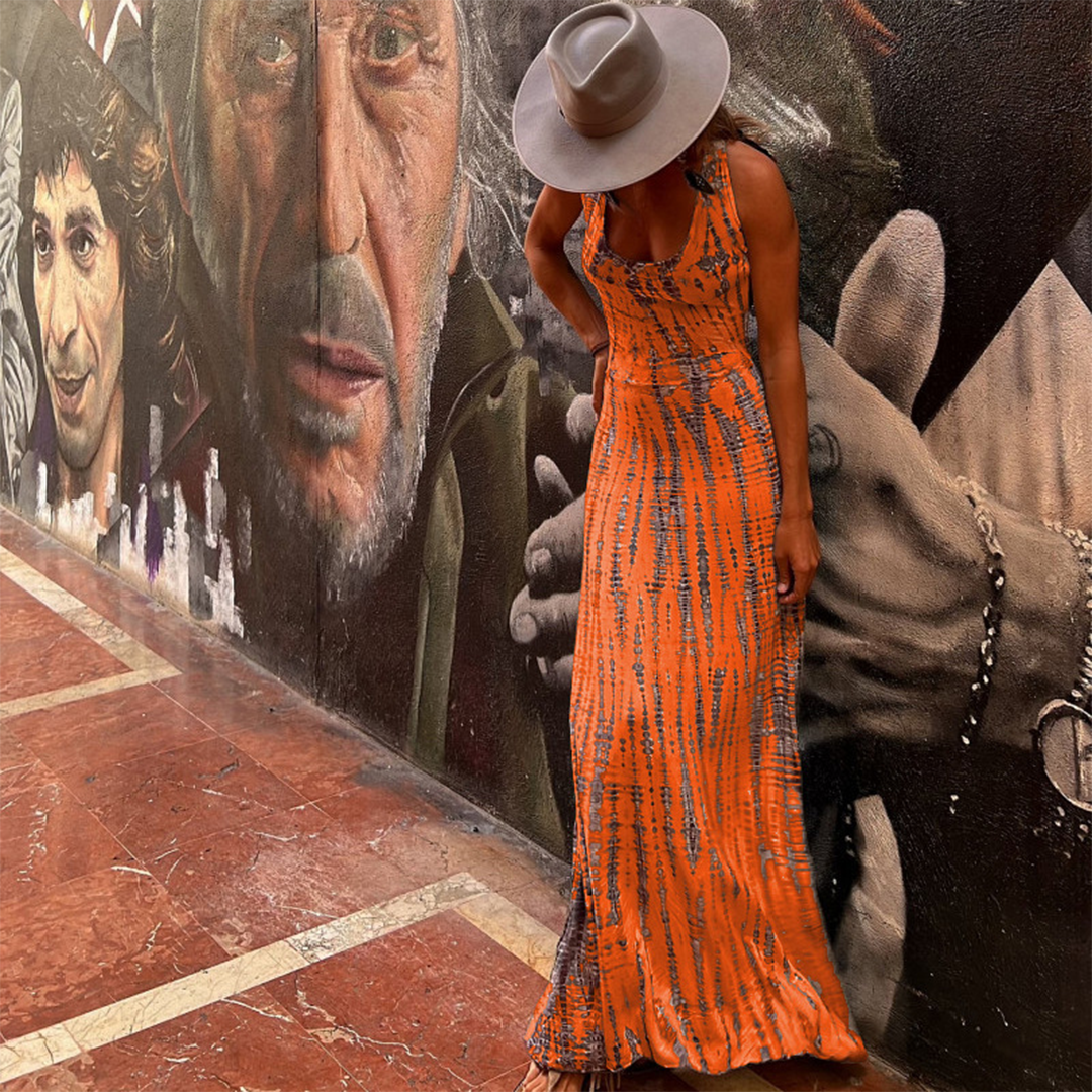 Abito Lungo Tie-Dye | Fresco e Boho-Chic | Perfetto per l’Estate