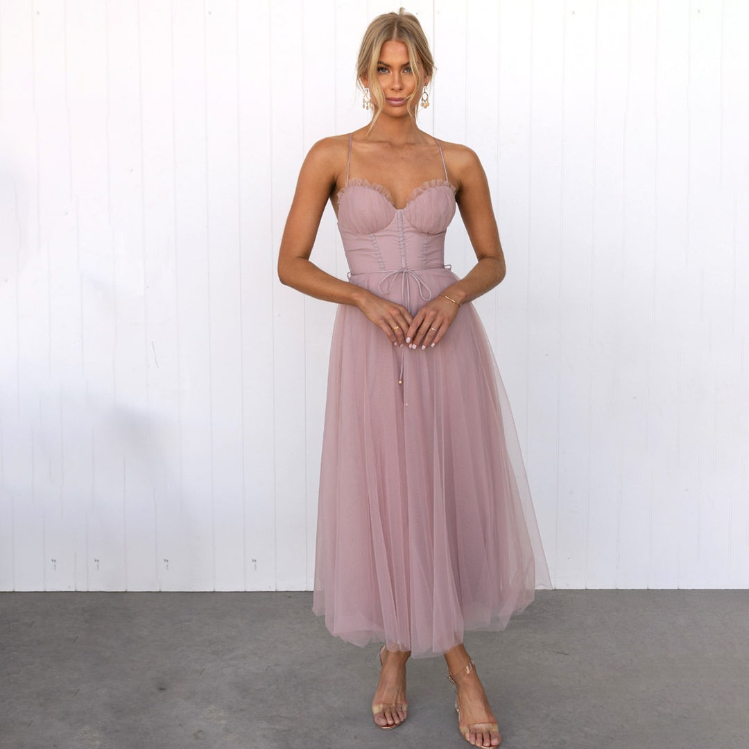 Abito Midi in Tulle | Elegante Tulle | Leggero e Fluttuante