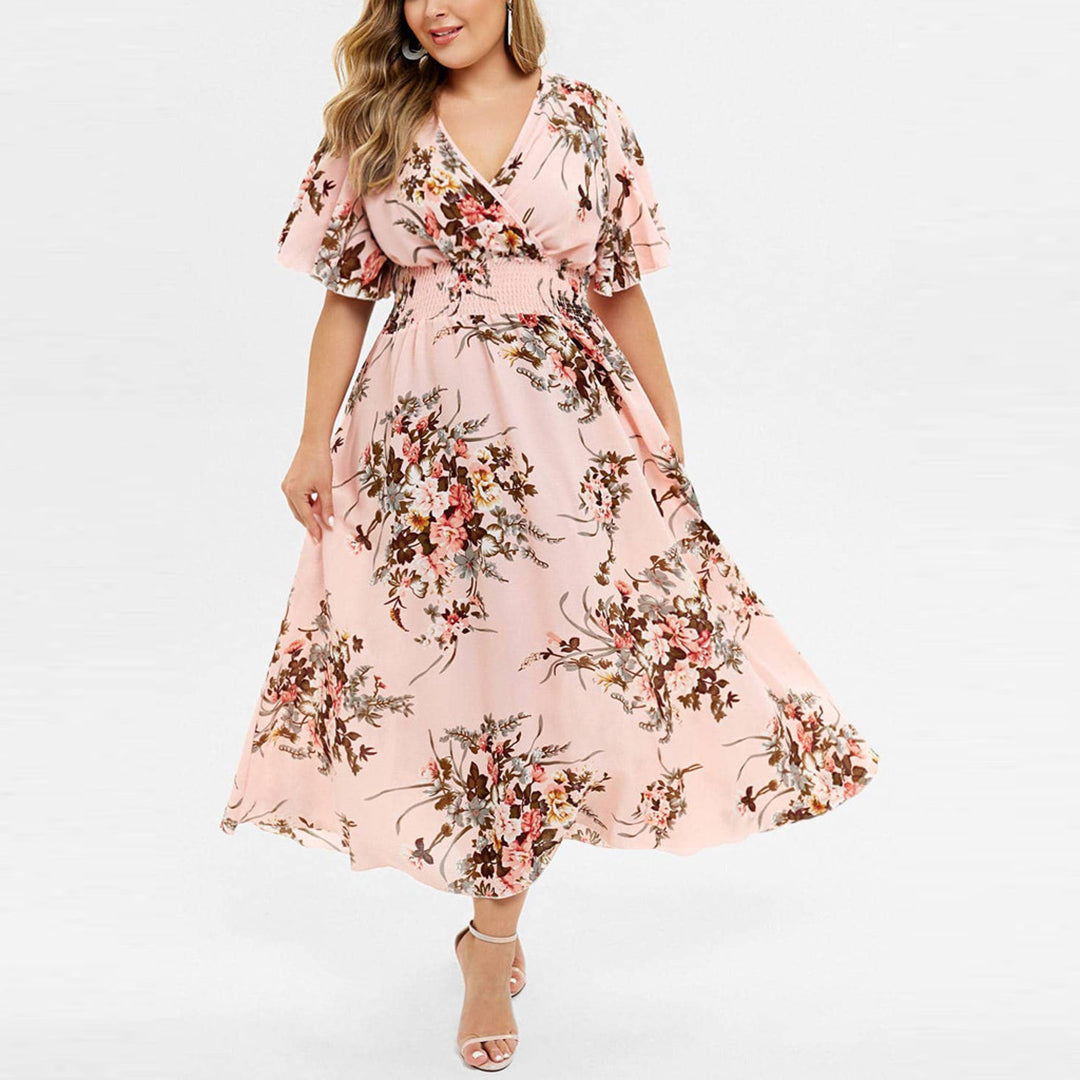 Abito Midi Floreale | Elegante | Flowy & Femminile