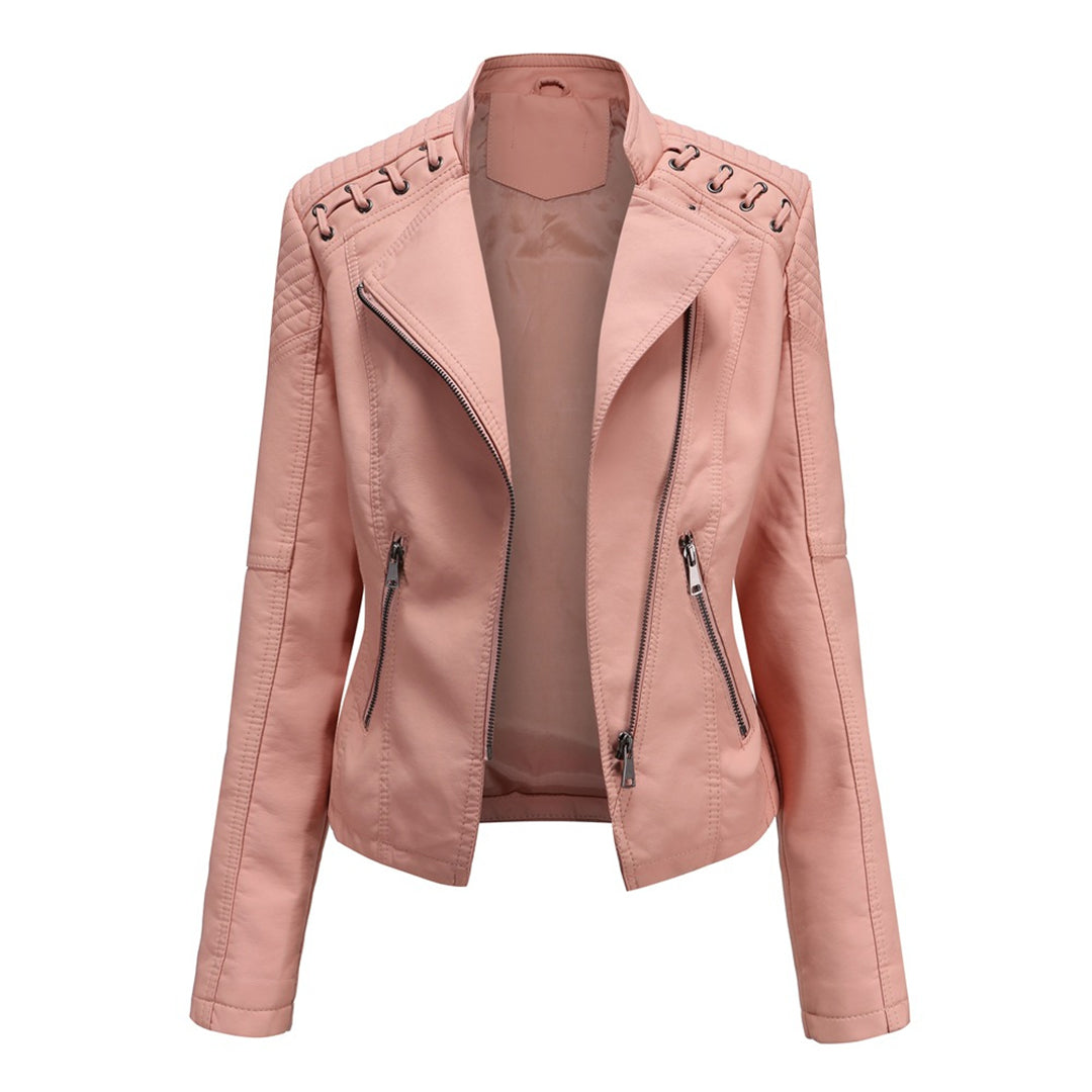 Giacca Biker in Ecopelle con Borchie | Rock Chic | Stile Grintoso