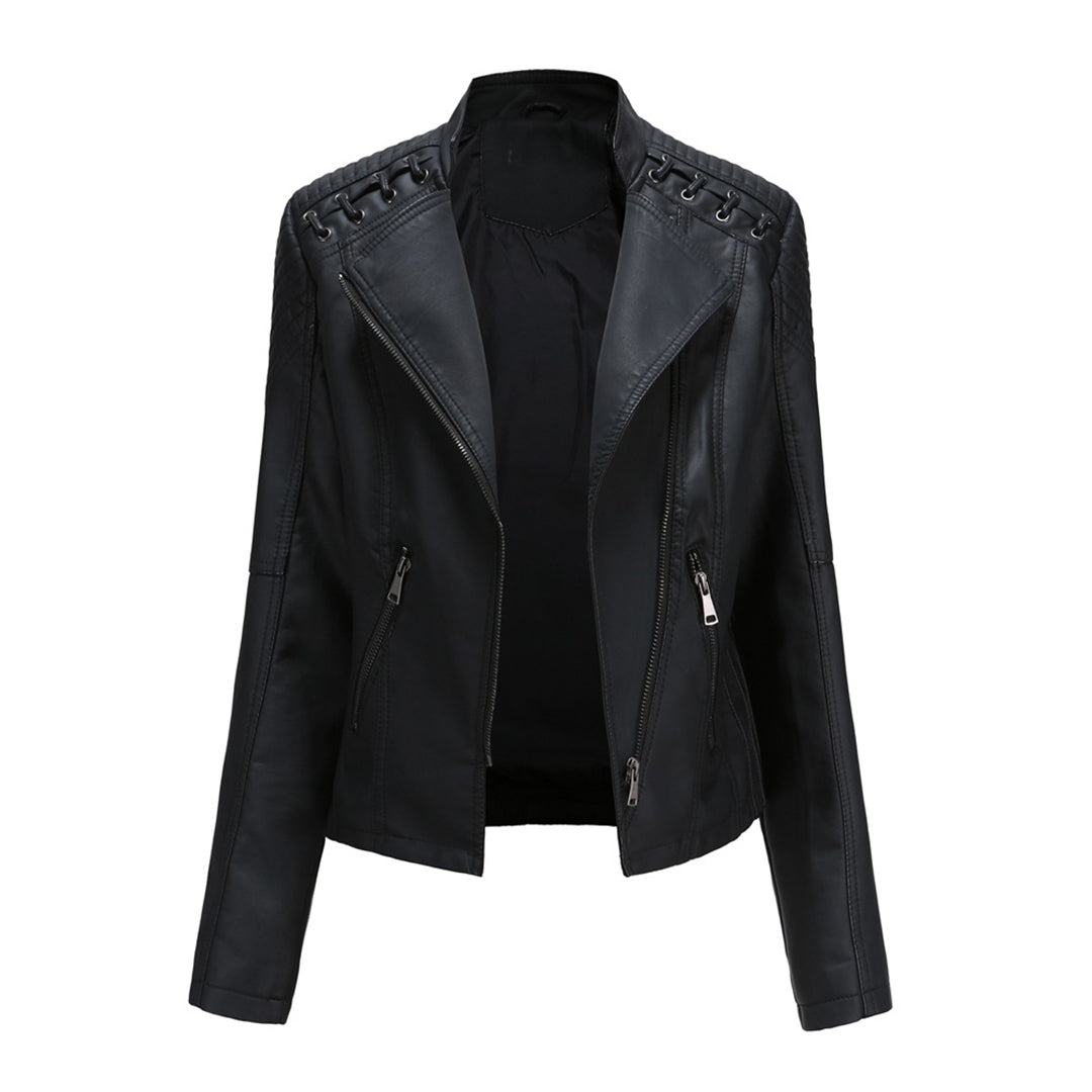 Giacca Biker in Ecopelle con Borchie | Rock Chic | Stile Grintoso
