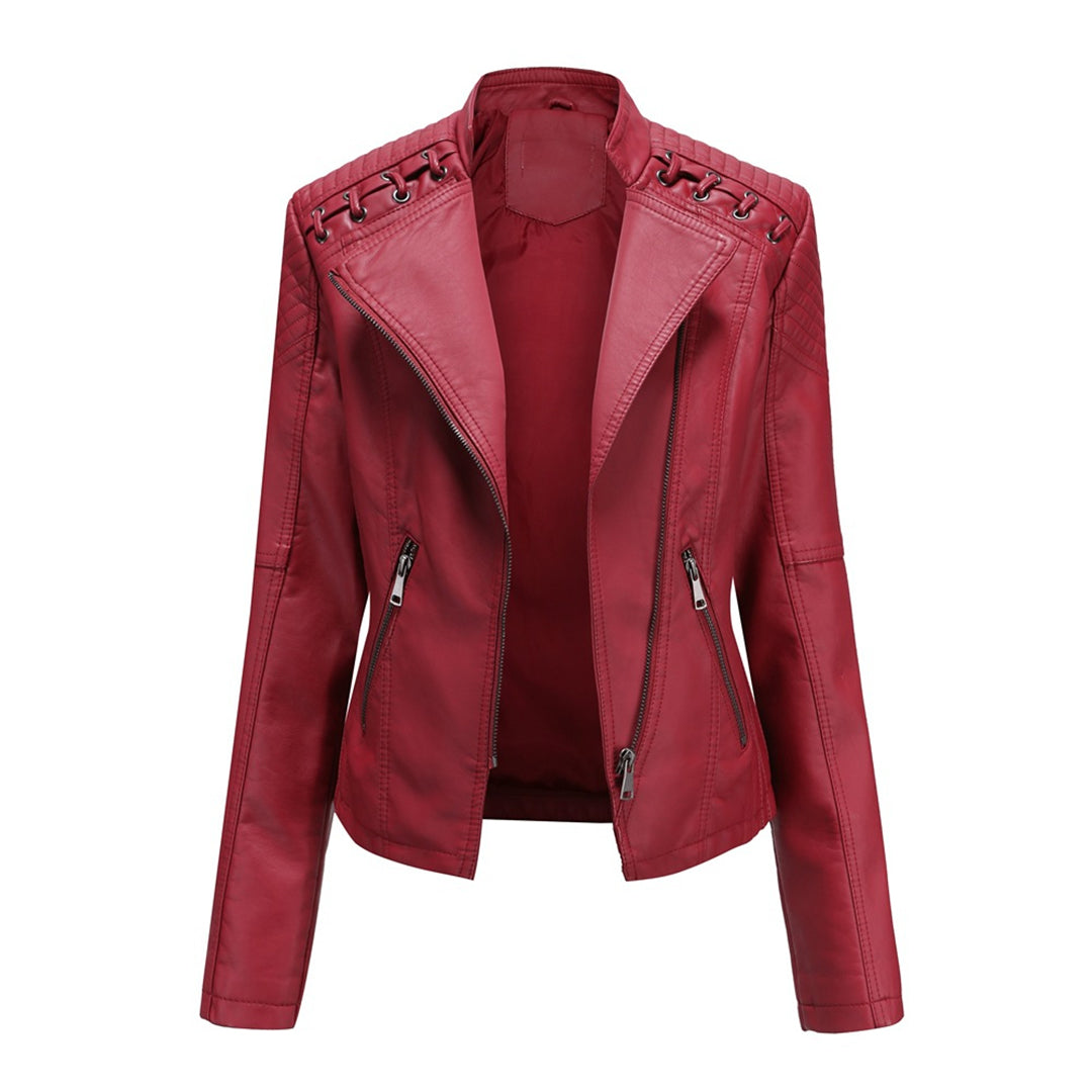 Giacca Biker in Ecopelle con Borchie | Rock Chic | Stile Grintoso