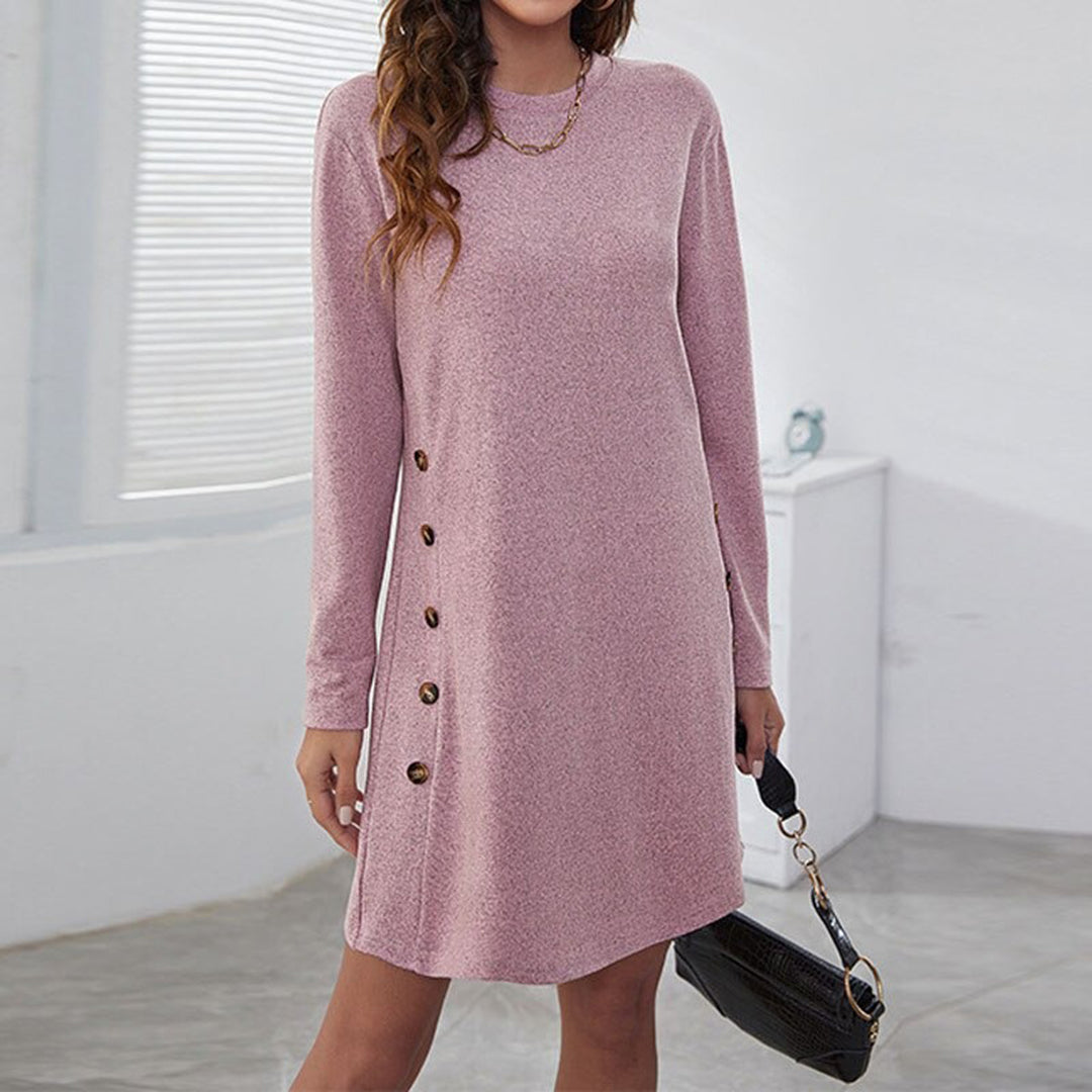 Mini Abito a Maniche Lunghe | Elegante & Versatile | Stile Minimalista