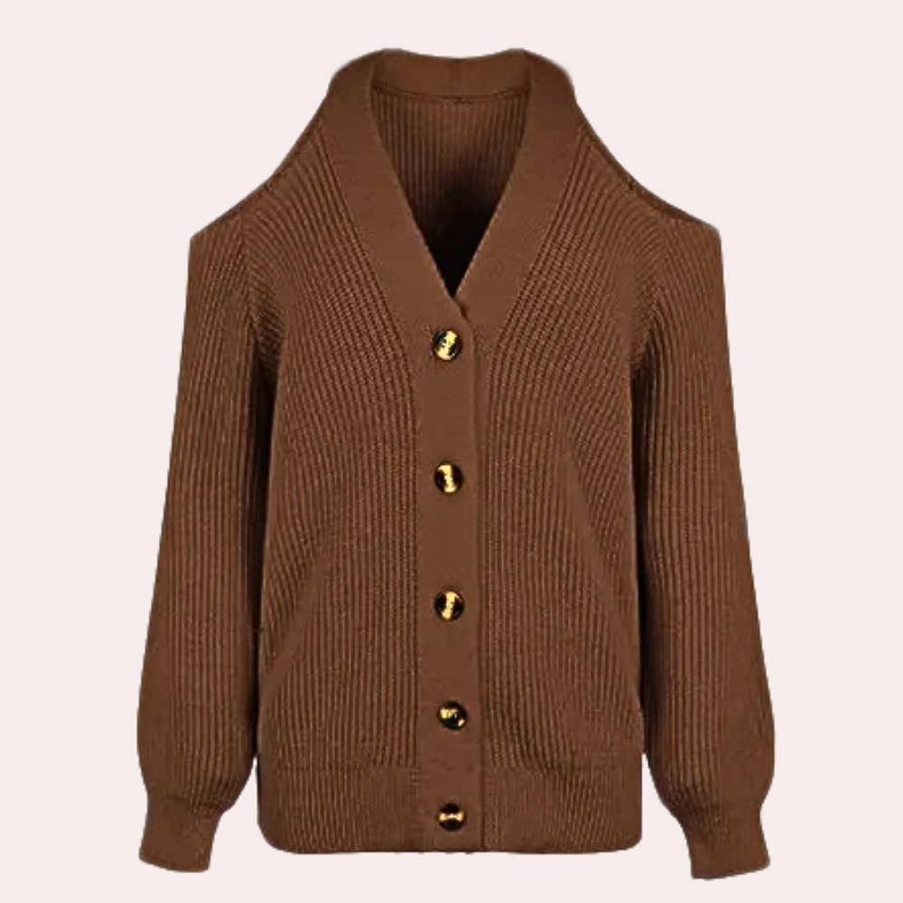 Cardigan Spalla Aperta | Maglia | Morbido e Chic