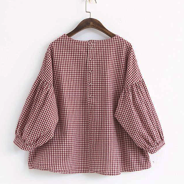 Blusa a Quadretti