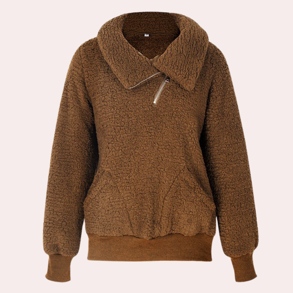 Felpa Teddy | Collo Alto | Morbida & Calda