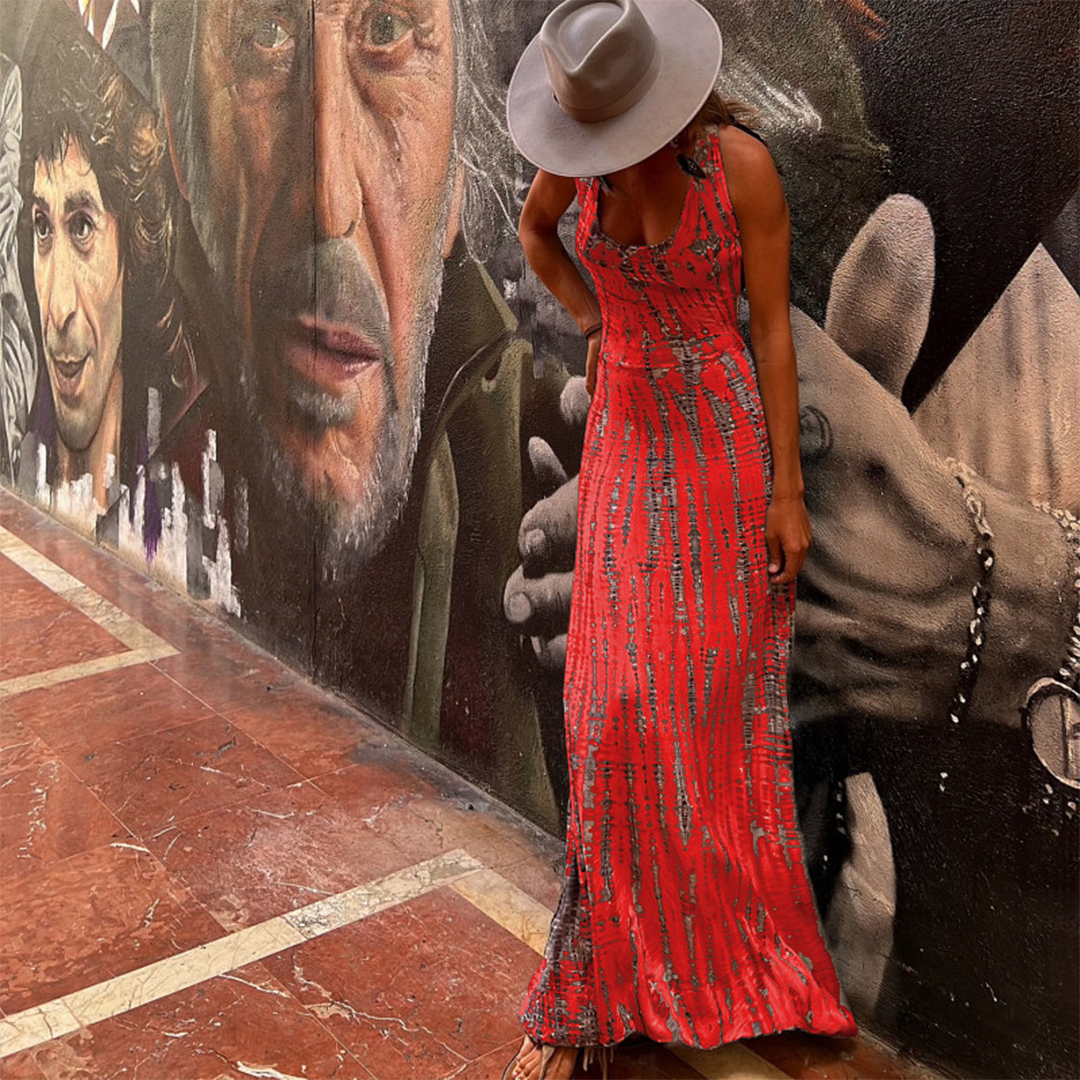 Abito Lungo Tie-Dye | Fresco e Boho-Chic | Perfetto per l’Estate