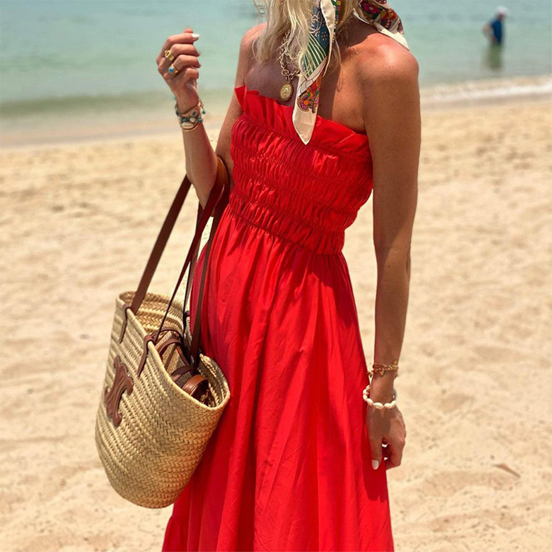 Maxi Dress Senza Spalline | Fresco & Flowy | Perfetto per l’Estate