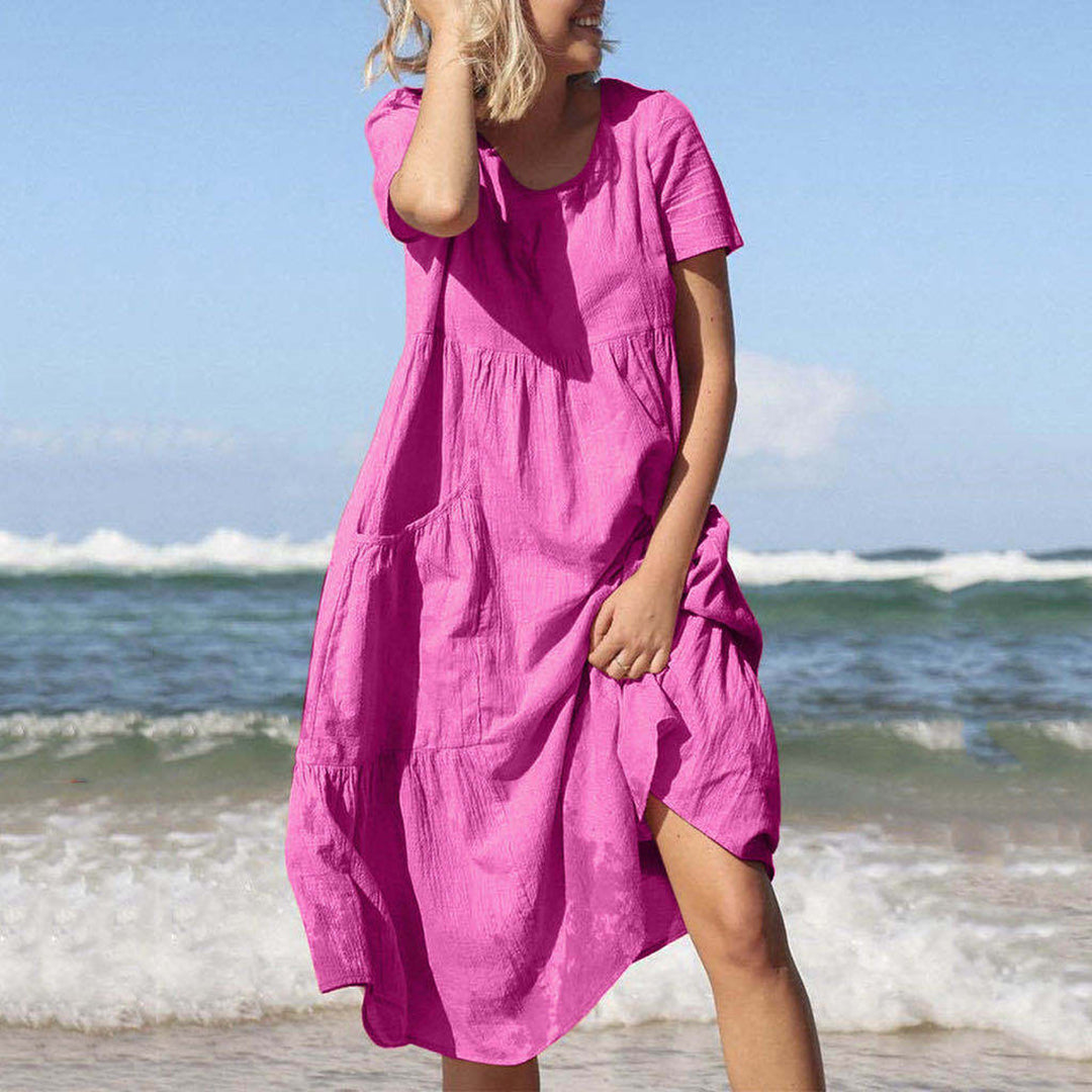 Abito Lungo in Cotone | Estivo & Leggero | Design Ampio