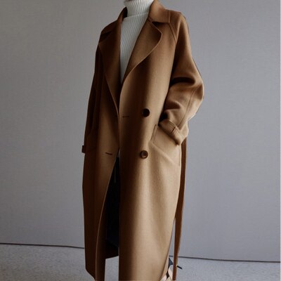 Cappotto lungo doppiopetto oversize