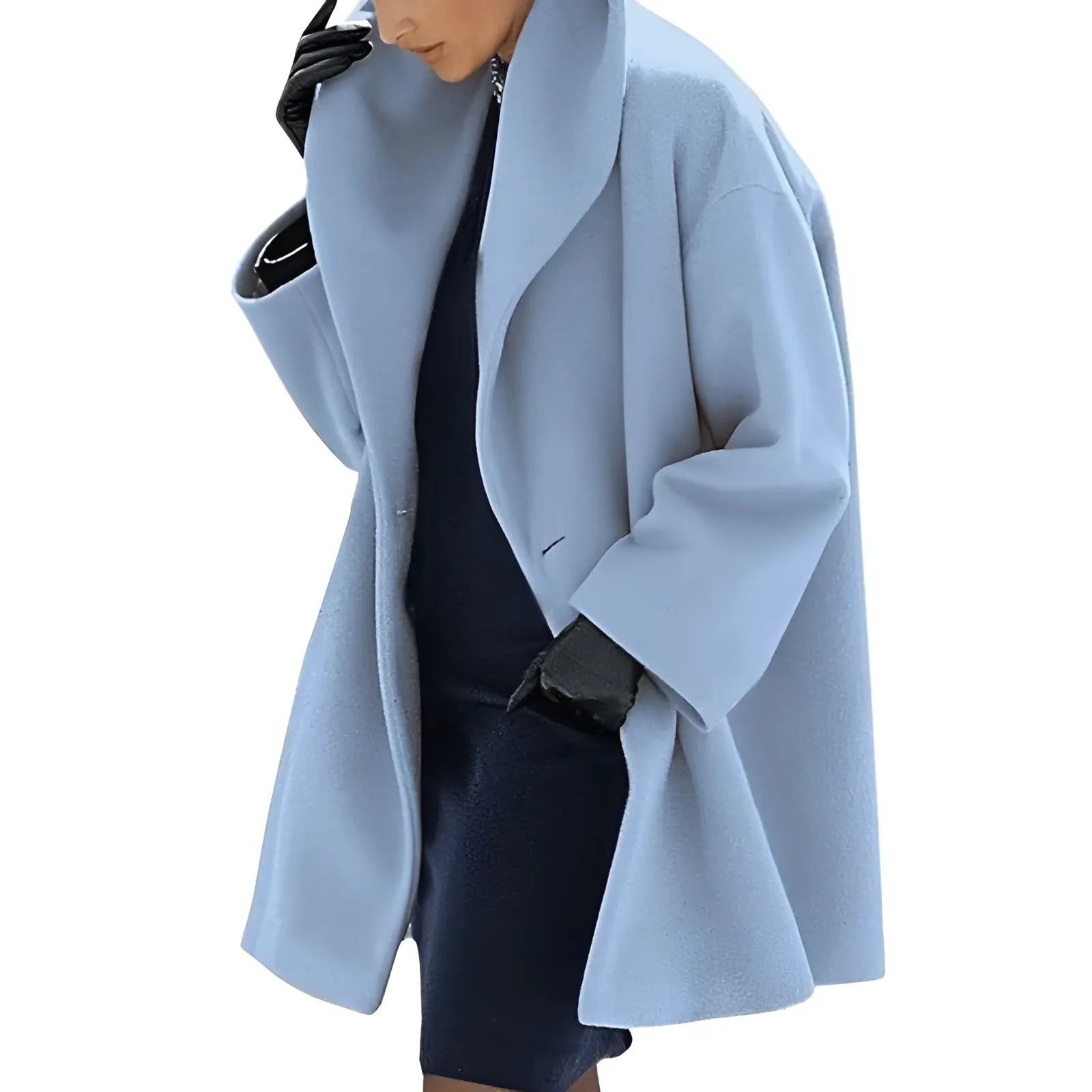 Cappotto Corto con Collo Alto | Caldo & Sofisticato | Stile Elegante