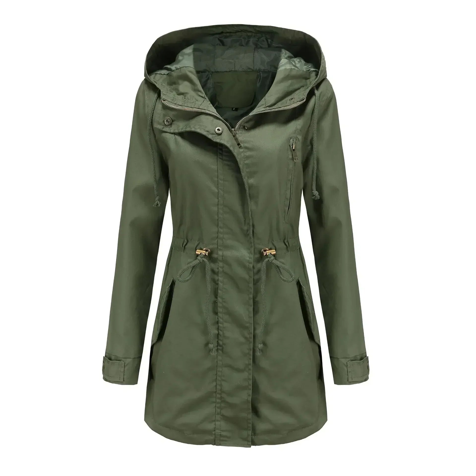 Giacca Impermeabile con Cappuccio | Stile Funzionale & Casual | Perfetta per la Mezza Stagione
