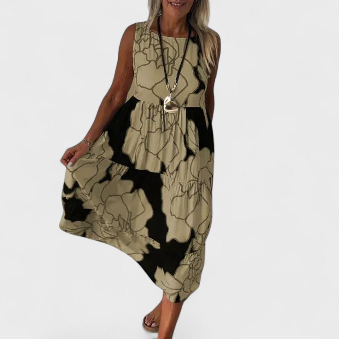Vestito Estivo Floreale Midi