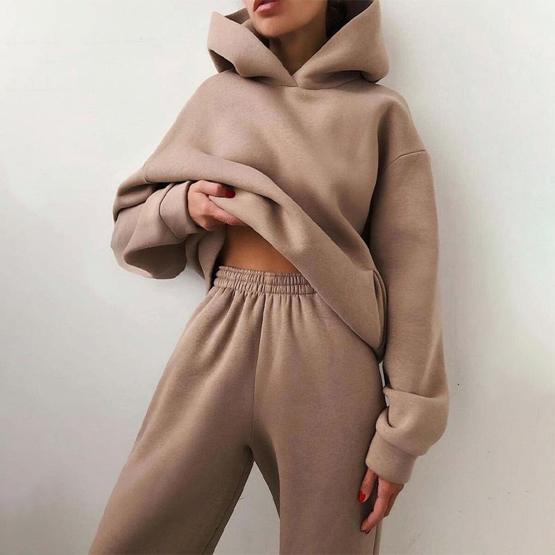 Set felpa e pantaloni oversize