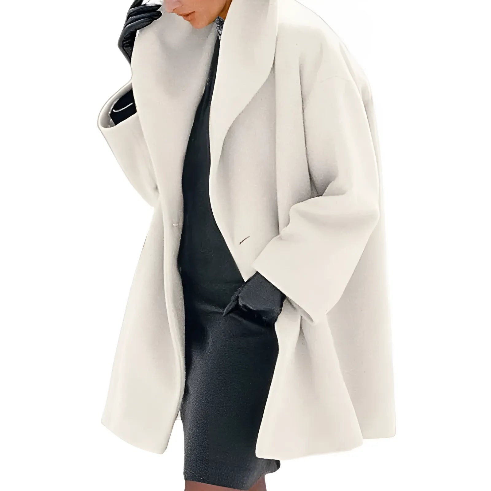 Cappotto Corto con Collo Alto | Caldo & Sofisticato | Stile Elegante